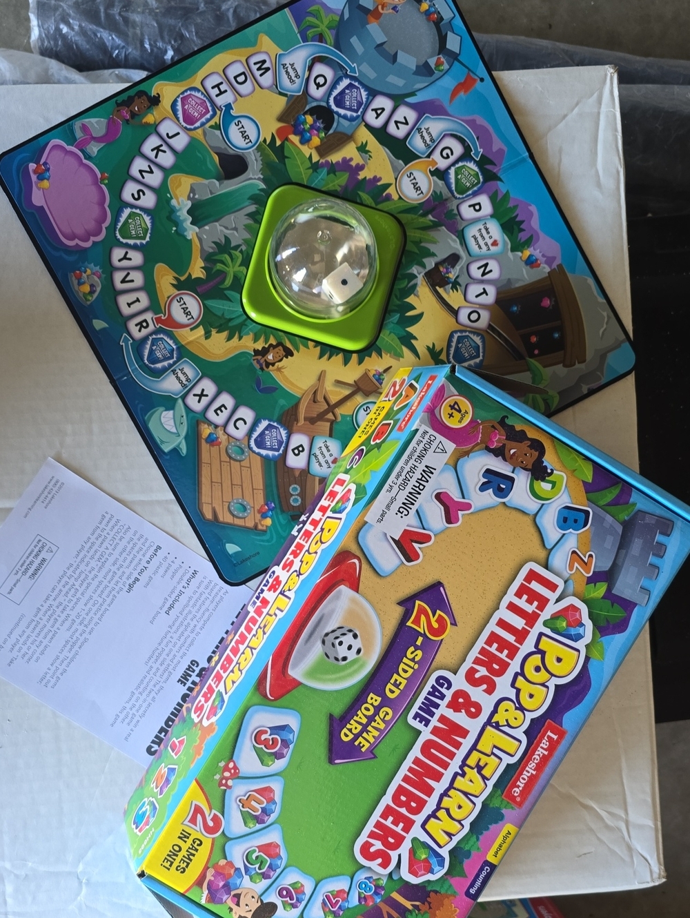 Pop & Learn Letters & Numbers Game - Green - Picture 2 of 2